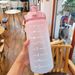 Water 2 Liter Stay Hydrated Motivated Leakproof Plastic Sport Bottle Reminder Times Sports Outdoor Fitness Office Indoor_maomaolike.com