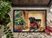 Bullmastiff Cozy Christmas Doormat Front Door Mat Indoor Outdoor Rugs For Entryway, Non Slip Washable Low Pile, 24H X 36W_maomaolike.com