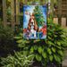 Basset Hound Christmas Reindeer Garden Flag Mailbox Flag Decorative Yard Flag Banner Outside Patio Artwork Yard Flower Beds, Garden Size, Multicolor_maomaolike.com