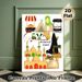 Muharram Themed Islamic Cultural Painting Poster, Vibrant Cartoon-style Traditional Mosques & Market Scenes Poster, Meaningful Cultural Decor For Home_maomaolike.com