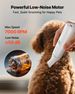 Dog Clippers For Grooming, 4 In 1 Dog Grooming Kit, Low Noise, Rechargeable Pet Shaver With 6 Combs & 4 Detachable Blades, Waterproof Cordless Pet Hair Trimmers Nail Grinder Set For Dogs Cats_maomaolike.com