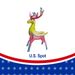 Golden Reindeer Aluminum Foil Balloon 81*50cm Christmas Party Decoration Fo 183pcs_maomaolike.com
