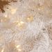 6 Ft Tall Prelit Christmas Tree Douglas Fir Artificial Christmas Tree With Realistic Branches, 250 Warm White LED Lights And 1000 Tips, White_maomaolike.com
