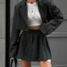 Women's Clothing ins style autumn new suit fashionable high waist slim temperament two piece suit_maomaolike.com