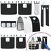 Children's Bed Curtains - White Black, Polyester, Tunnel And Tower, Playful Design, Durable_maomaolike.com