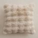 Bubble Plush Sofa Pillow Cover Ins Style Nordic Living Room Pillow Bedside Cushion Tuscan Rabbit Fur Backrest_maomaolike.com