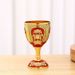 Vintage European Style Metal One Or Two Wine Glasses, High Footed Cups, Household Alloy Wedding Toasting Cups_maomaolike.com