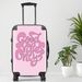 Good Vibes Only Luggage, 20/24/28 Inch Luggage, Carry-On, Custom Luggage, Luggage Set, Suitcase, Travel, Vacation, Cabin Suitcase, Custom Suitcase, Personalized Luggage_maomaolike.com