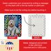Komondor Christmas Reindeer Porcelain Ornament Christmas Tree Hanging Decorations For Home Christmas Holiday, Rectangle, Gift, Multicolor_maomaolike.com