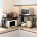 Microwave Telescopic Multi-Functional Household Oven Rice Cooker Electrical Kitchen Countertop Storage Rack Organizer_maomaolike.com