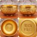 Embossed Brass Dragon And Phoenix Auspicious Hundred Blessings Restaurant Tableware Household Copper Bowl Gift Metal Craft Ornamen_maomaolike.com