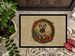 Glen Of Imaal Terrier Christmas Flowers Doormat Front Door Mat Indoor Outdoor Rugs For Entryway, Non Slip Washable Low Pile, 24H X 36W_maomaolike.com