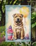 Shar Pei Happy Birthday Garden Flag Mailbox Flag Decorative Yard Flag Banner Outside Patio Artwork Yard Flower Beds, Garden Size, Multicolor_maomaolike.com