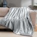 Spring And Summer Satin Thin Blanket Solid Color Air Conditioning Blanket Gifts For Women_maomaolike.com