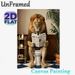 Anthropomorphic Lion Reading Newspaper Painting Poster, Whimsical Humorous Bathroom Scene Poster, Playful Quirky Decor Ideal For Bathroom, Living Room_maomaolike.com
