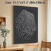 Religious Inspirational Painting Poster, Monochrome Bold Typographic Poster, Featuring "Ask Trust Thank God" Text, Inspirational Spiritual Decor Ideal_maomaolike.com