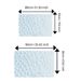 Bathroom Mat Toilet Mat Shower Mat Entrance Rug Absorbent Non-Slip Mat Soft Quick-Dry Machine Washable_maomaolike.com