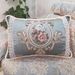 Cross-Border E-commerce European Jacquard Embroidery Rectangular Cushion Cover Without Core Living Room Sofa Pillowcase_maomaolike.com