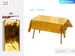 137 X 274cm Plastic Tablecloth Rectangle Table Covers Metallic Party Tablecloth Foil Table Cover For Birthday Wedding Christmas Gold 12PCS_maomaolike.com