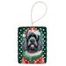 Portuguese Water Dog Christmas Porcelain Ornament Christmas Tree Hanging Decorations For Home Christmas Holiday, Rectangle, Gift, Multicolor_maomaolike.com