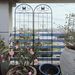 4 Pack Metal Garden Trellis 71" X 19.7" Rustproof Trellis For Climbing Plants Outdoor Flower Support Black_maomaolike.com