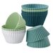 Morandi Color Series Round Set Cake Baking Tart Steamed Egg Baby Food Mold Silicone Muffin Cup_maomaolike.com