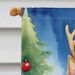 Yorkshire Terrier Yorkie Christmas Reindeer House Flag Large Porch Sleeve Pole Decorative Outside Yard Banner Artwork Wall Hanging, Polyester, House Size, Multicolor_maomaolike.com
