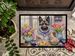 Decorating Easter Norwegian Elkhound Doormat Front Door Mat Indoor Outdoor Rugs For Entryway, Non Slip Washable Low Pile, 24H X 36W_maomaolike.com
