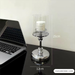 Shishi Light Luxury Nordic Silver Aromatherapy Candle Holder Valentine's Day Decoration Romantic Dining Table Candlelight_maomaolike.com