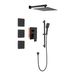 Shower System With Shower Head, Hand-held Shower, Slide Bar, Spray, Shower Arm, Hose, Valve Trim And Lever Handle_maomaolike.com