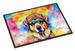 Hippie Dawg Doormat Front Door Mat Indoor Outdoor Rugs For Entryway, Non Slip Washable Low Pile, 24H X 36W_maomaolike.com