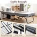 Portable Folding Bed Metal Frame Rollaway Bed With Memory Foam Mattress & Wheels_maomaolike.com