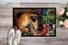 Leonberger Cozy Christmas Doormat Front Door Mat Indoor Outdoor Rugs For Entryway, Non Slip Washable Low Pile, 24H X 36W_maomaolike.com