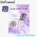 Hair Structure Painting Poster, Soft Lavender Watercolor Anatomical Chart Poster, Educational Hair Anatomy Display Suitable For Beauty Salons And_maomaolike.com