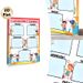 Classroom Cleaners Weekly Schedule Painting Poster, Vibrant Cartoon-style Poster, Practical Weekly Cleaning Duty Layout To Arrange Tasks, Ideal For_maomaolike.com
