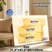 Butter Themed Painting Poster, Gentle Watercolor Butter Stacks Poster, Warm Culinary-inspired Decor Ideal For Kitchen And Dining Area_maomaolike.com