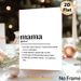 Mama Definition Painting Poster, Minimalist Black-and-white Typographic Poster, Heartfelt Tribute To Mothers, Ideal For Home Bedroom, Living Room Wall_maomaolike.com