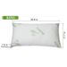 2Pcs Or 1Pcs Bamboo Memory Foam Pillow Hypoallergenic Bed Pillow For Head Neck Rest Sleeping Shredded Pillow Washable Cover Queen Size Pillow_maomaolike.com