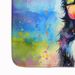 Border Collie Hippie Dawg Memory Foam Kitchen Mat Machine Washable Anti-Fatigue Mat Cushion Comfort Bath Mat Or Kitchen Rug_maomaolike.com