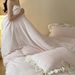 Princess Style Winter Thickened Three-Dimensional Cut Milk Lace Four-Piece Set Solid Color Double-Sided Velvet Duvet Cover Bedding_maomaolike.com