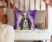 English Springer Spaniel King Of Mardi Gras Throw Pillow Machine Washable, Indoor Outdoor Decorative Pillow For Couch, Bed Or Patio, 14Hx14W_maomaolike.com