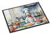 Bedlington Terrier The Chef Doormat Front Door Mat Indoor Outdoor Rugs For Entryway, Non Slip Washable Low Pile, 24H X 36W_maomaolike.com