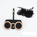 Unisex Glasses case Instagram Super Fire portable glasses case hanging accessory Sunglasses case goggles clips Glasses bag goggles bag_maomaolike.com