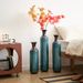 Floor Metal Vase Modern Style Decoration Home Droplet Shaped White Metal Vase 3-piece Set Gorgeous Home Decoration Large Glazed Metal Vase_maomaolike.com