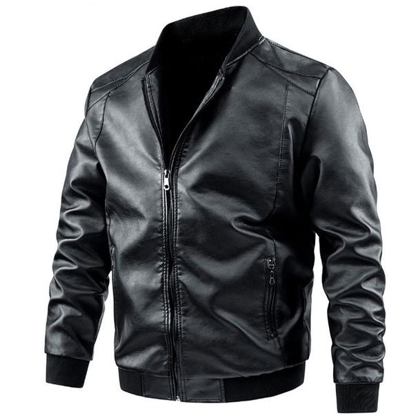 Men's Clothing 2024 men's motorcycle leather jacket men's trendy brand leather jacket spring and autumn Korean style casual leather_maomaolike.com
