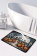La Catrina Skeleton Spooky Halloween Memory Foam Kitchen Mat Machine Washable Anti-Fatigue Mat Cushion Comfort Bath Mat Or Kitchen Rug_maomaolike.com