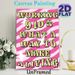 Retro Workplace Quote Painting Poster, Pink Wavy Background With Yellow Vintage Lettering Poster, Relatable Work-themed Decor Ideal For Office, Home_maomaolike.com