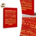Peruvian Cuisine Painting Poster, Luxe Red & Gold Typographic Poster, Features Classic Peruvian Dish Names, Ideal For Restaurant And Kitchen Decor_maomaolike.com