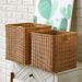 Desktop Woven Large Capacity For Living Room Snacks Miscellaneous Items Bathroom Dirty Clothes Storage Cabinet Organizer_maomaolike.com