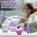 Lavender Gift Set - Relaxing Aromatherapy Bath Salts, Scented Candle, Soap & Hairband For Women, Spa Self-Care Kit_maomaolike.com